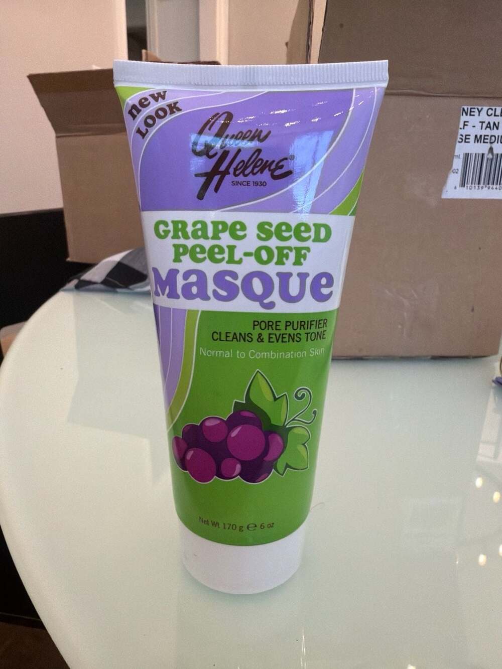 Queen Helene Grape Seed Peel-Off Masque Pore Purifier 6 oz FAST SHIP